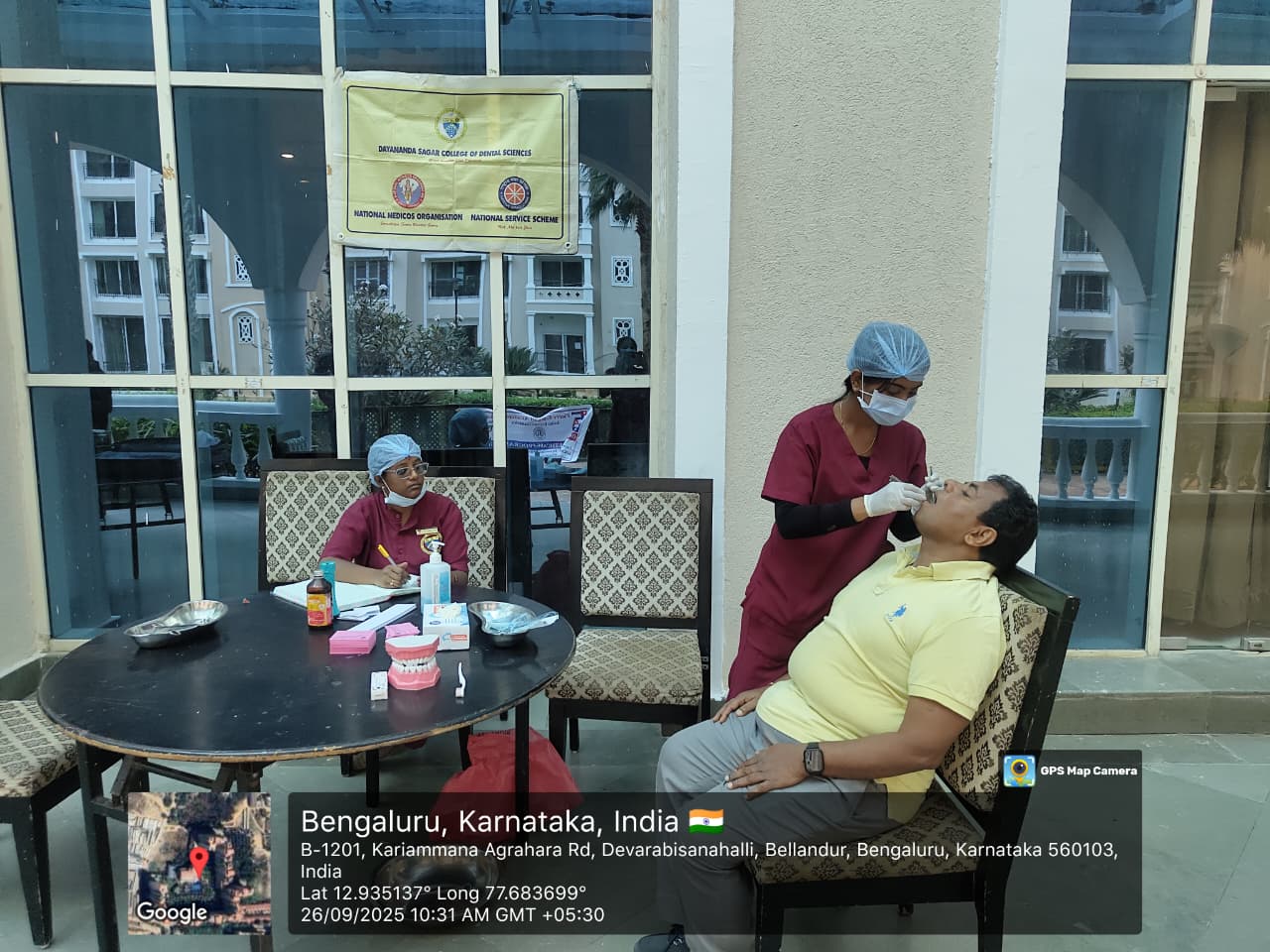 Group photo of dental team