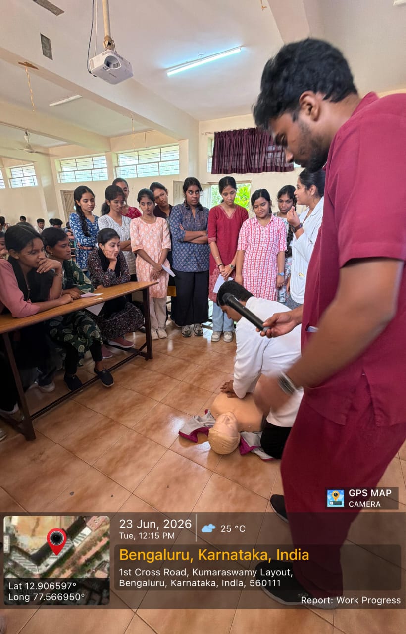 Demonstration of Basic Life Support (BLS) techniques